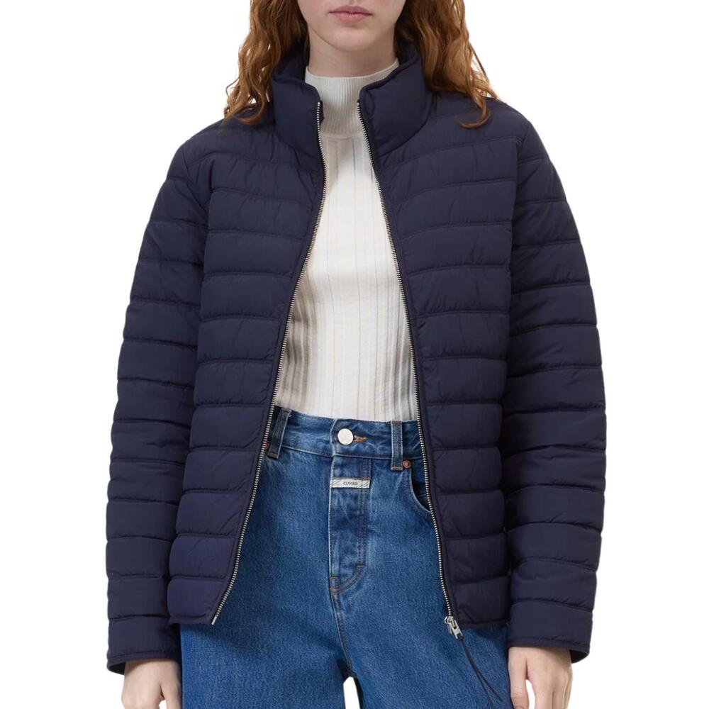 NEW CLOSED quilted zip jacket in dark night